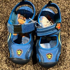 Paw Patrol Blue Sandals with Velcro Straps
